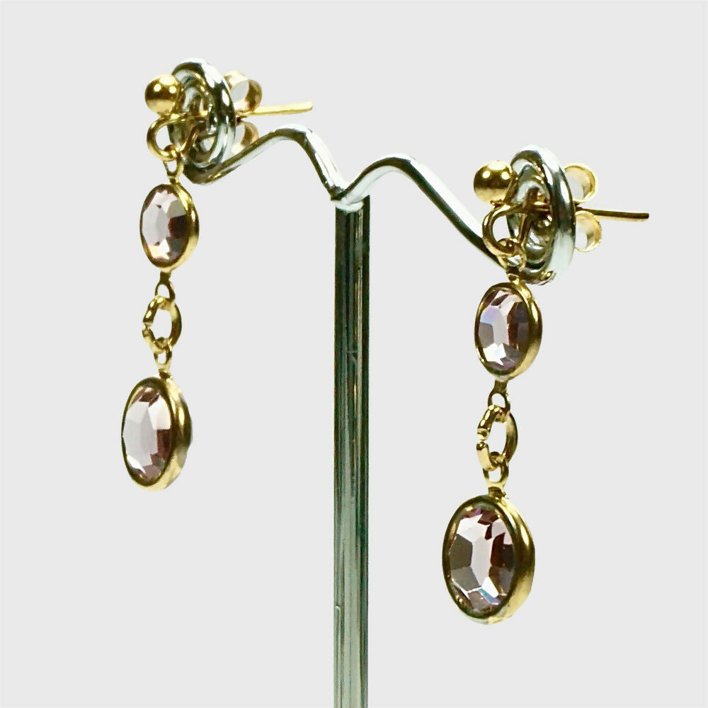 gold-plated-pierced-drop-earrings-with-round-pink-faceted-glass-crystals-3p