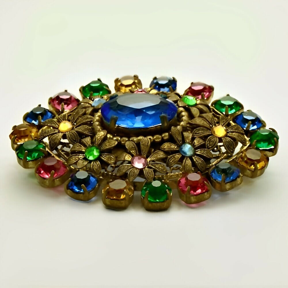 czech-gilt-metal-and-multi-coloured-glass-floral-brooch-circa-1930s-4p