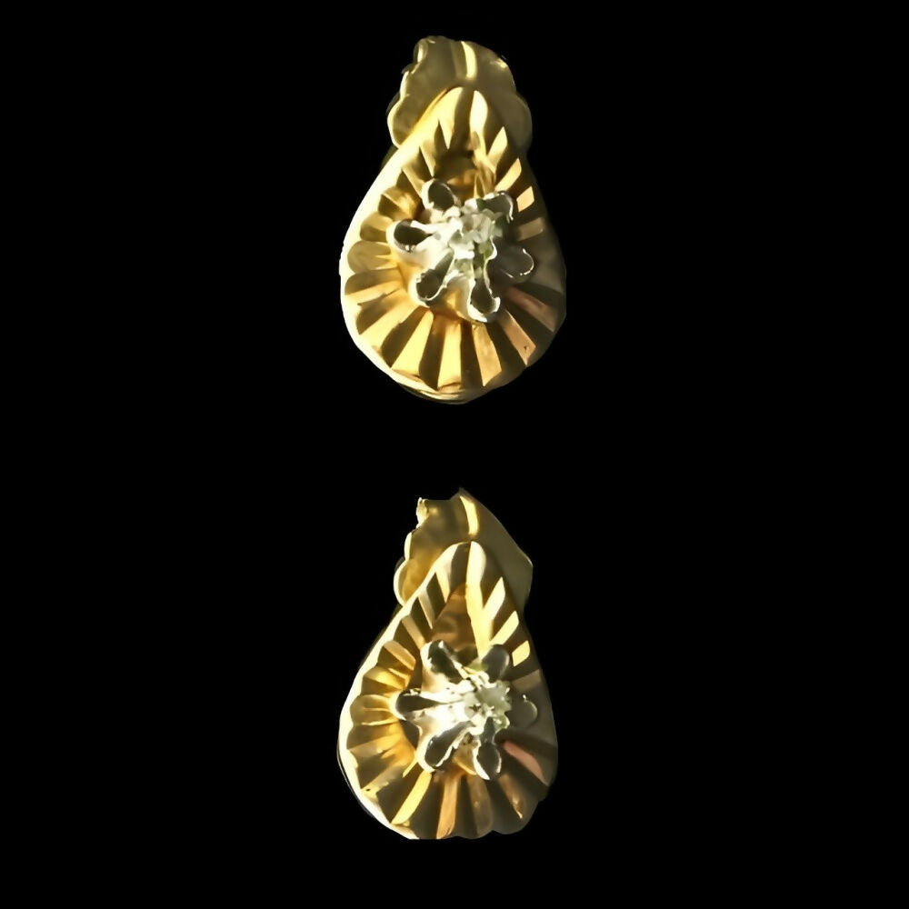 gold-teardrop-diamond-cut-stud-earrings-set-with-diamonds-circa-1940s-6zs